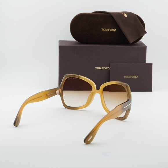 Tom Ford Jerry FT1222 41F Butterfly Sunglasses – Yellow/Brown
